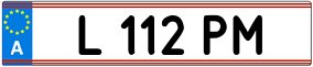 Truck License Plate